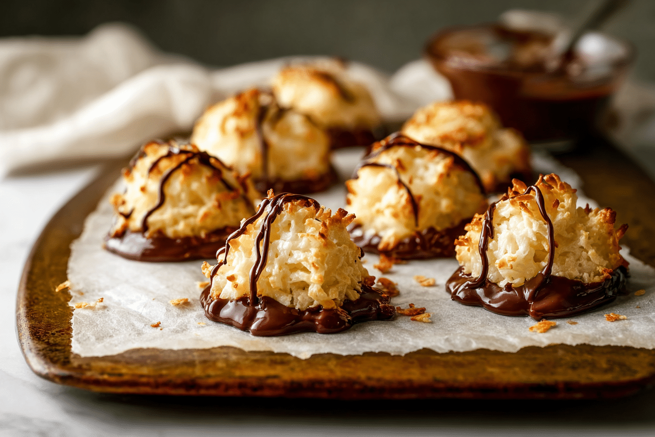 Italian Heritage, Modern Craving: Chocolate Coconut Macaroons for All